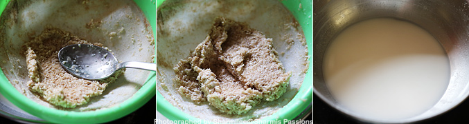 How to make Whole Wheat Milk Porridge for Babies - Step4