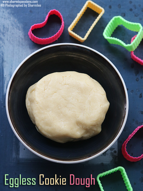 Basic Eggless Cookie Dough Recipe