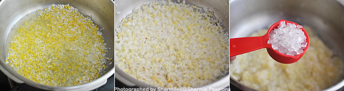 How to make Sugarcane Juice Pongal Recipe - Step2