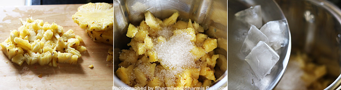 How to make Pineapple Juice Recipe - Step1