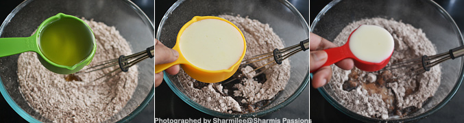 How to make Eggless Chocolate Cupcake Recipe - Step2