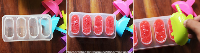 How to make Watermelon popsicle recipe - Step3