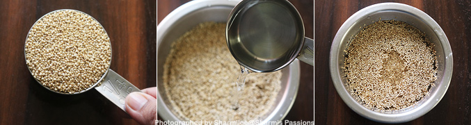 How to make Quinoa Upma Recipe - Step1