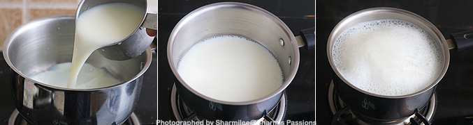 How to make Vanilla agar agar pudding recipe - Step1