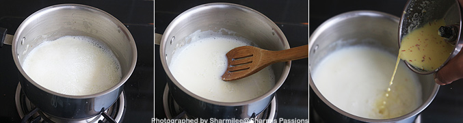 바닐라 치즈 케이크 레시피 만드는 방법-3 단계