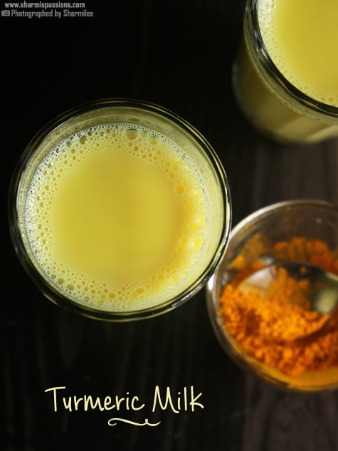 Turmeric milk recipe