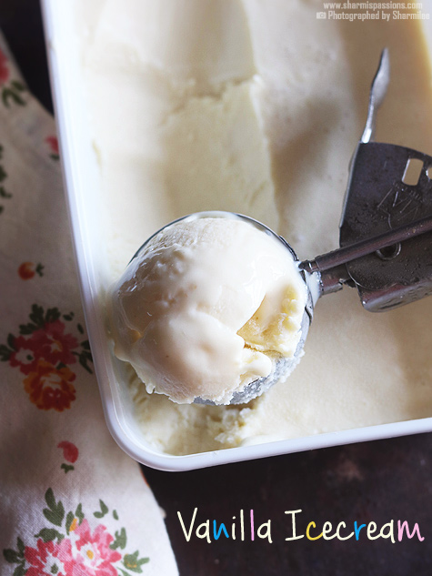 Easy vanilla icecream recipe