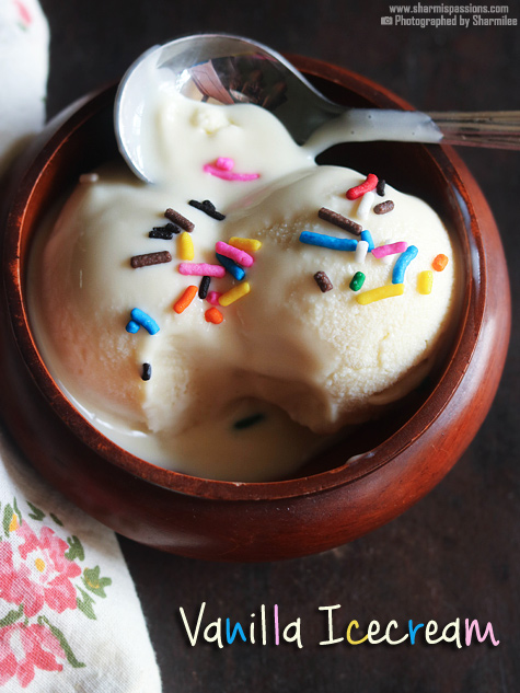 Easy vanilla icecream recipe