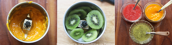 How to make Mango watermelon kiwi popsicle recipe - Step3