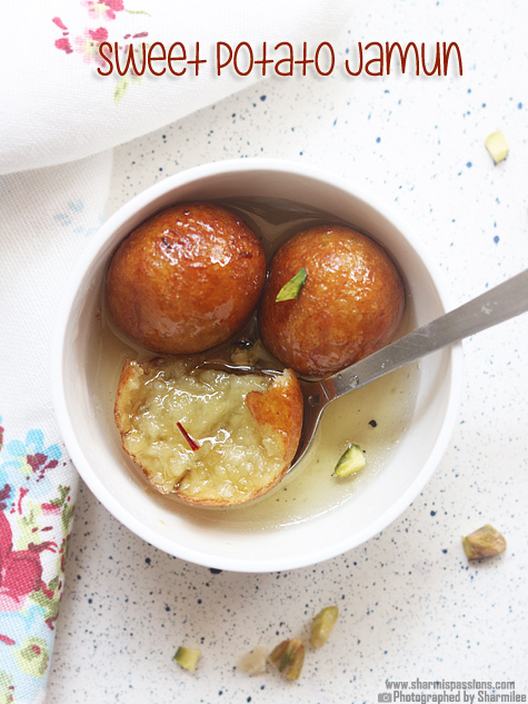 Sweet potato jamun recipe