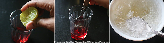 How to make Badam pisin nannari rose sarbath recipe - Step2