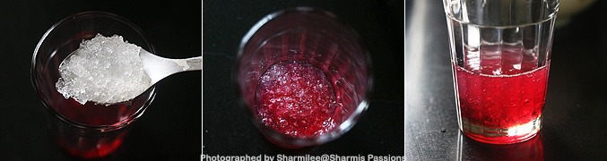 How to make Badam pisin nannari rose sarbath recipe - Step3