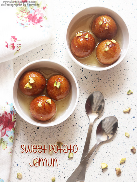 Sweet potato jamun recipe