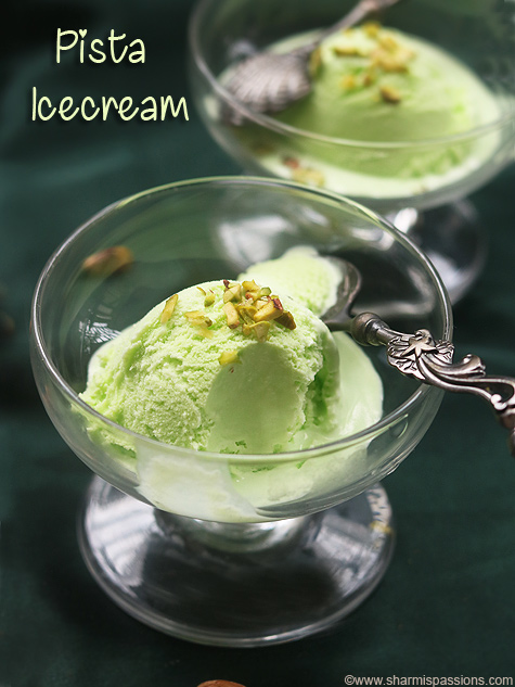 Pista icecream recipe