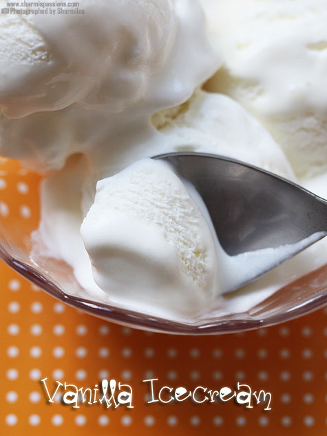 Vanilla icecream recipe