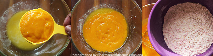 How to make Eggless mango muffins recipe - Step1