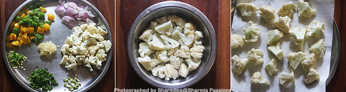 How to make Chilli gobi recipe - Step1