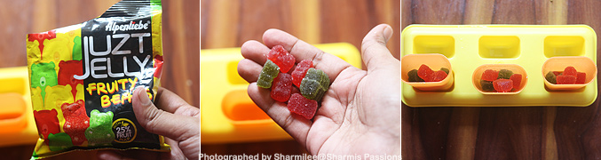 How to make Gummy bear popsicles recipe - Step1