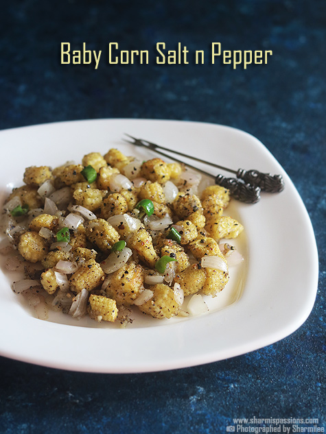 Baby corn salt and pepper recipe