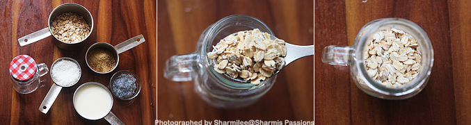 How to make Coconut overnight oats recipe - Step1