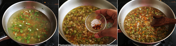 How to make Vegetable manchow soup recipe - Step5