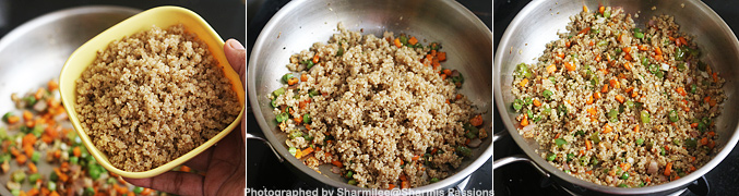 How to make Quinoa fried rice recipe - Step1