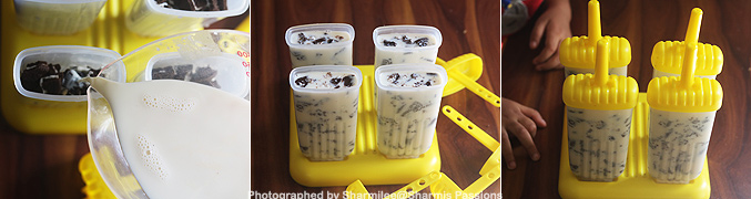 How to make Oreo popsicles recipe - Step1