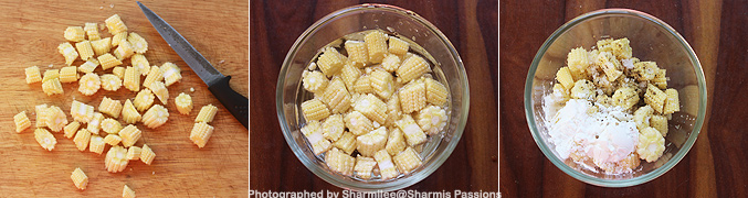 How to make Baby corn salt and pepper recipe - Step1
