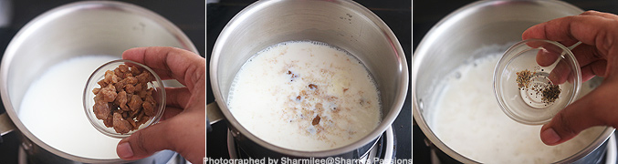 How to make Panakarkandu paal recipe - Step2