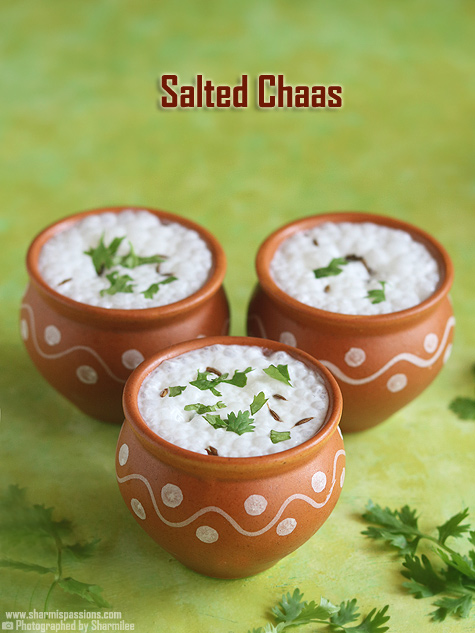 salted chaas recipe