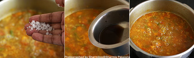 How to make sambar sadam recipe - Step2