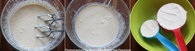 How to make Eggless vanilla cake recipe - Step4