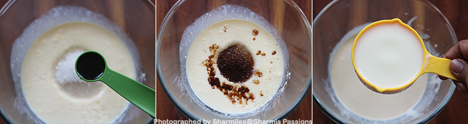 How to make Eggless vanilla cake recipe - Step3