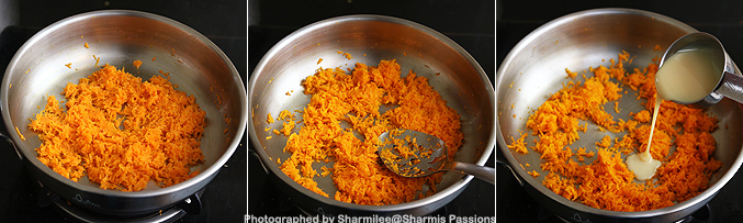 How to make carrot laddu recipe - Step2