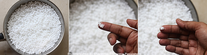 How to soak sago recipe - Step2
