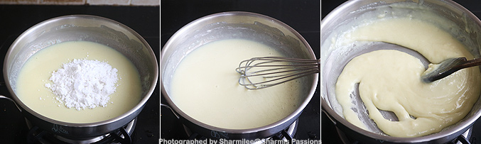 How to make vanilla chocolate burfi recipe - Step3