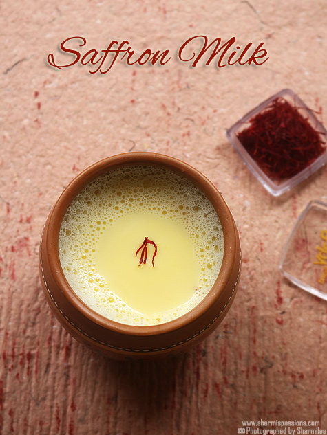 saffron milk recipe