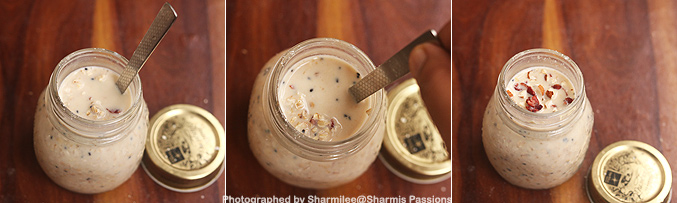 How to make peanut butter overnight oats recipe - Step3