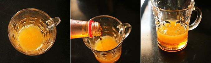 How to make orange sarbath recipe - Step2