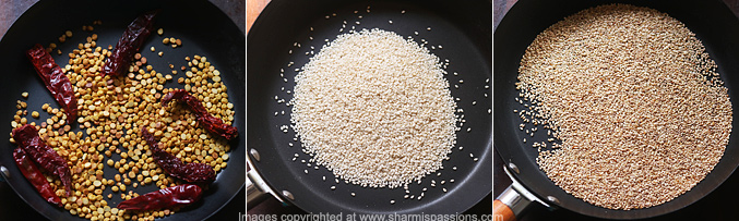 How to make sesame seeds powder recipe - Step2