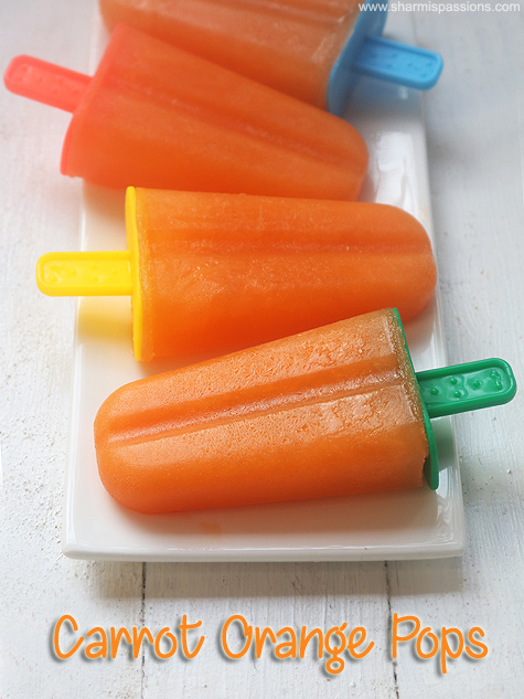 orange carrot juice popsicle recipe