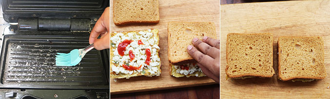 How to make egg omelette sandwich recipe - Step7
