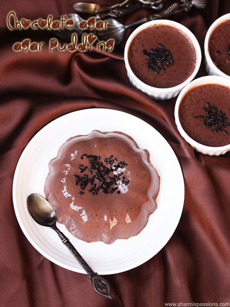chocolate agar agar pudding recipe
