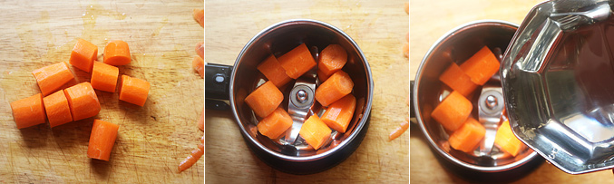 How to make orange carrot juice popsicle recipe - Step3