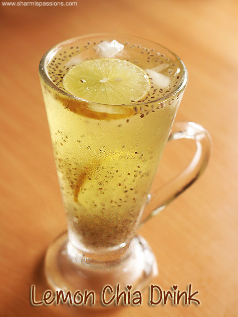 lemon chia drink recipe