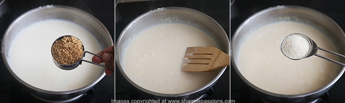 How to make milk halwa recipe - Step2