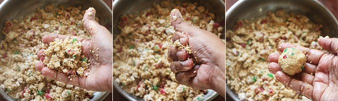 How to make oats cornflakes ladoo recipe - Step7