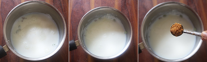 How to make cardamom milk recipe - Step3