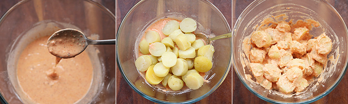 How to make baby potato manchurian recipe - Step4