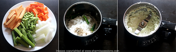 How to make palakkad style aviyal recipe - Step1